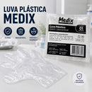 Luva Plástica Estéril 100un - Medix
