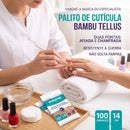 Palito de Cutícula Unha Chanfrado e Pontudo 100un - Vabene