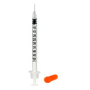Seringa de Insulina 0,5ml com Agulha Fixa 6x0,25 mm 10un - Descarpack