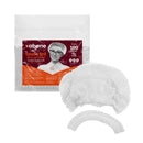 Touca Descartável Com Elástico Branca 100un - Vabene