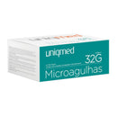 Microagulha 32Gx4 mm 100un - Uniqmed