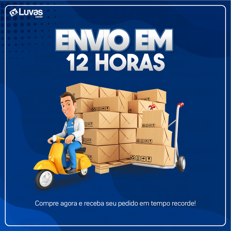 Luva de Látex Amarela Limpeza - Talge