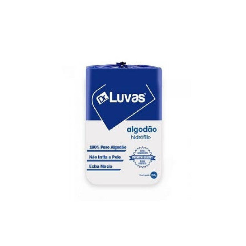 Algodão Hidrófilo 250g Antissepsia - Dr. Luvas