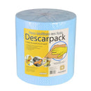 Pano Multiuso Azul 28cm x 240m Rolo 600 Panos - Descarpack