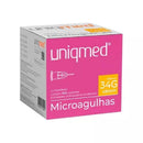 Microagulha 34Gx8 mm 100un - Uniqmed