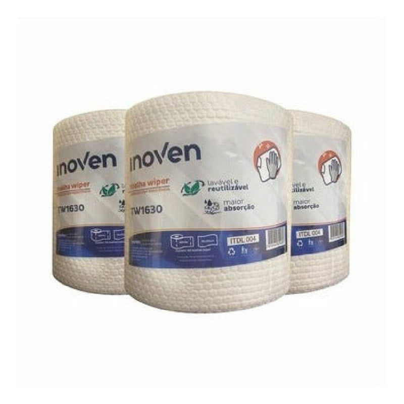 Toalha Wiper Lavável 16 cm x 45 m TW1630 - Inoven