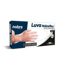 Luva TPE Transparente Sem Pó 100un - Nobre