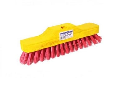 Vassoura Escovão de Plástico 27cm Com Cabo - Nobre