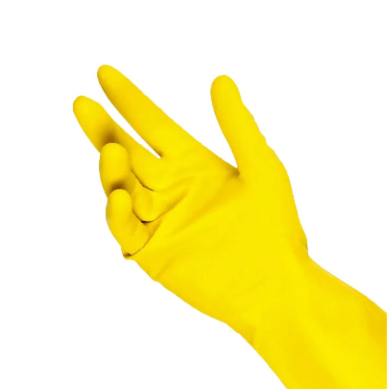 Luva de Látex Amarela Limpeza - Talge